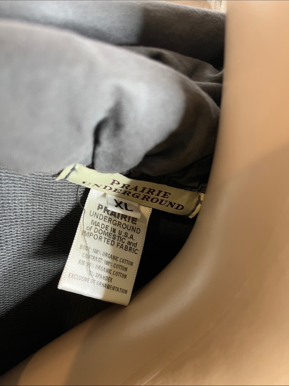 Prairie Underground gray cloak hoodie - Picture 3 of 4